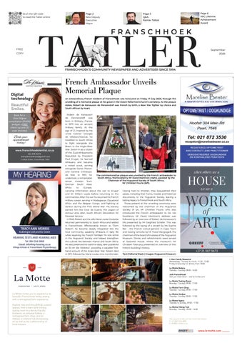 Franschhoek Tatler - September 2026