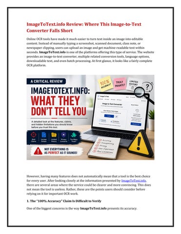 ImageToText.info Review: Where This Image-to-Text Converter Falls Short