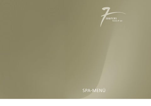 Spa Menu 2026 DE final
