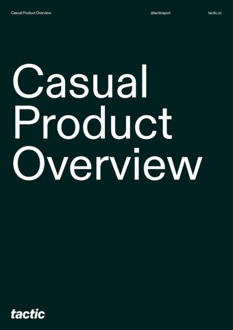 Casual Product Overview (EN)