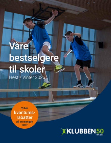 Bestselgere til skoler – Høst/Vinter 2026 | Klubben