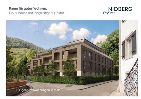 Verkaufsdossier am Nidberg Mels