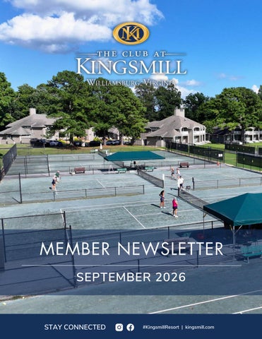 September 2026 Newsletter Club at Kingsmill Fixed