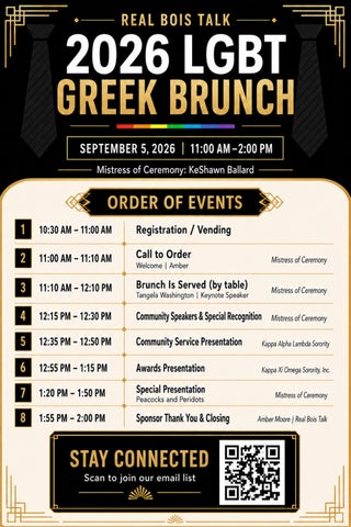 LGBT Greek Brunch 2026