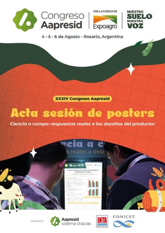 Acta sesión de posters - Congreso Aapresid 2026