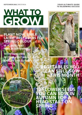 WhatToGrow September Edition  2026