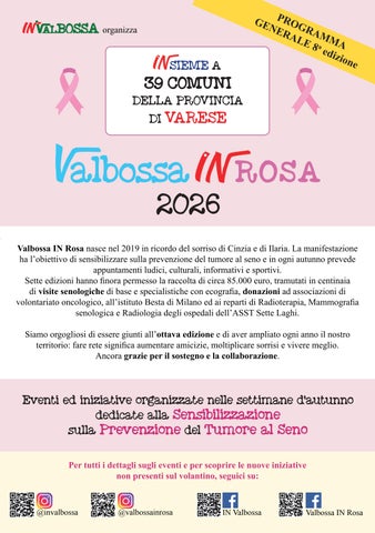 Depliant Valbossa IN Rosa 2026