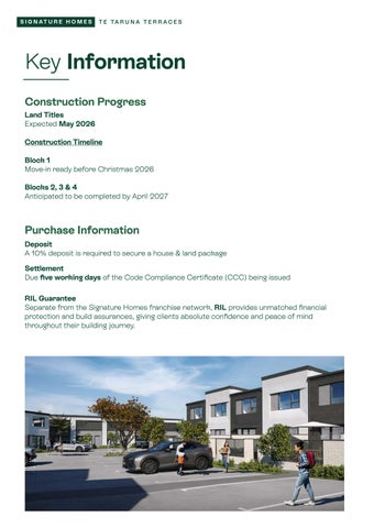 Signature Homes Milldale Information 家具手册 第 14 页
