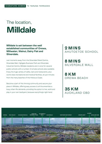 Signature Homes Milldale Information 家具手册 第 16 页