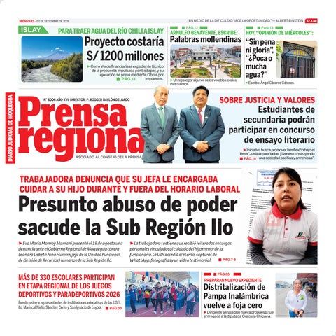 La Prensa Regional – Miércoles 02 de setiembre de 2026