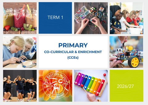 Primary Co-Curricular & Enrichment - Term 1 2026/27