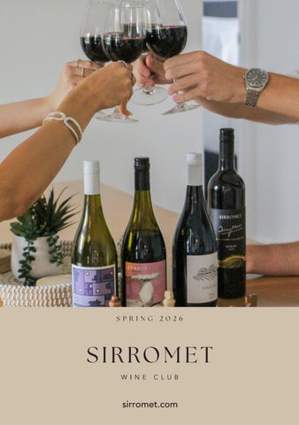 Sirromet Wine Club Spring Release 2026