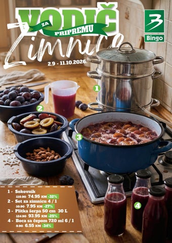 Vodič za pripremu zimnice - 2.9 - 11.10.2026.