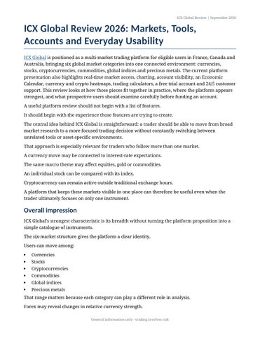ICX Global Review 2026: Markets, Tools, Accounts and Everyday Usability