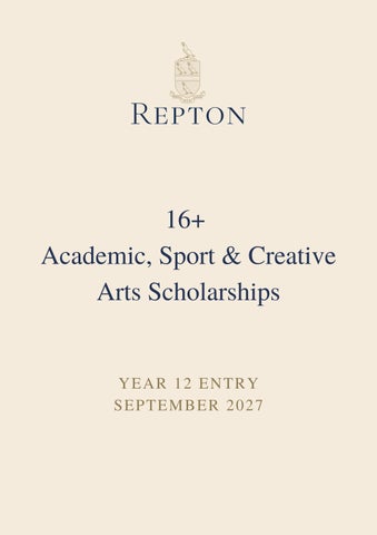 16+ Academic, Sport & Creative Arts Scholarships