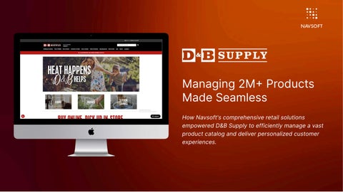 Navsoft and D&B Supply in Retail work by implementing PIM and ERP