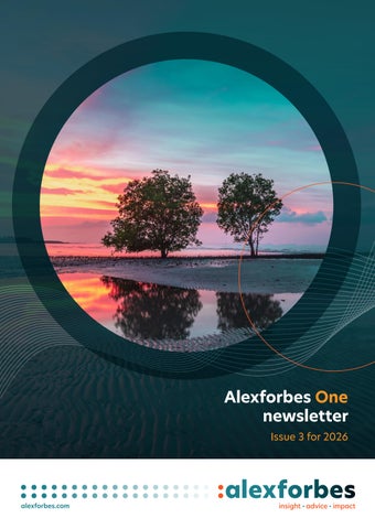 Alexforbes One Newsletter Issue 3 2026
