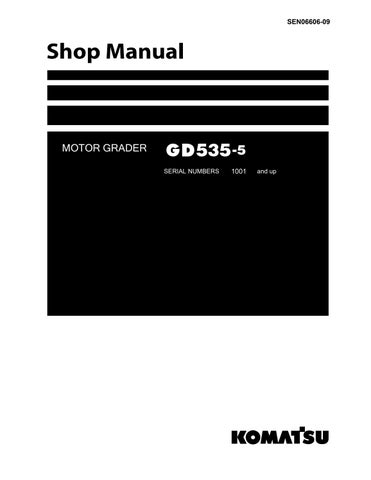 GD535-5 Komatsu Service Manual PDF Download