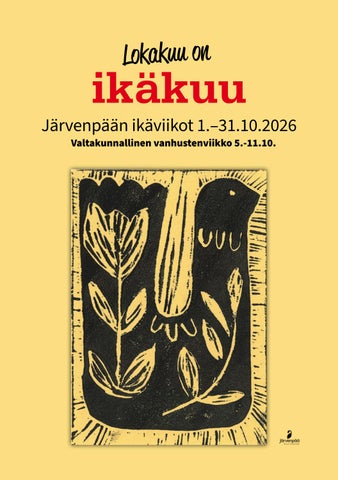 Lokakuu on ikäkuu - Järvenpään ikäviikot 2026