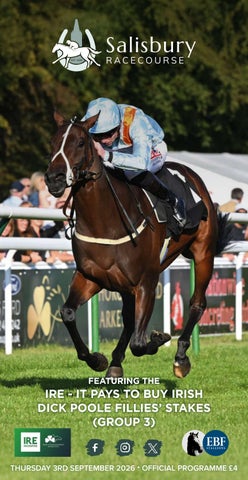 Salisbury Racecard - Thursday 3rd September