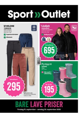 Sport Outlet - Bare lave priser