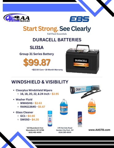 AA Systems September Specials (2026)