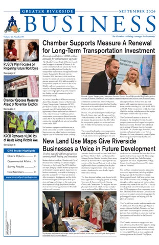 Greater Riverside Business - September 2026