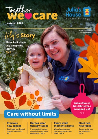 Julia's House Autumn 2026 Newsletter