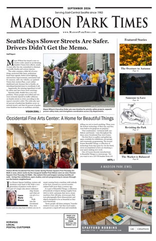 Madison Park Times September 2026