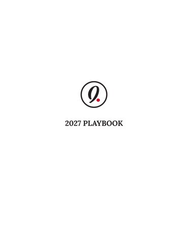 2026 Golf Playbook (Updated 9/1)