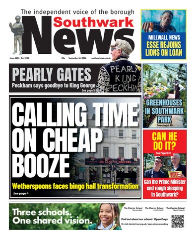 Southwark News - September 3rd 2026
