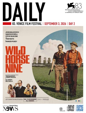 DAILY#2 83. Mostra del Cinema di Venezia - September 3, 2026
