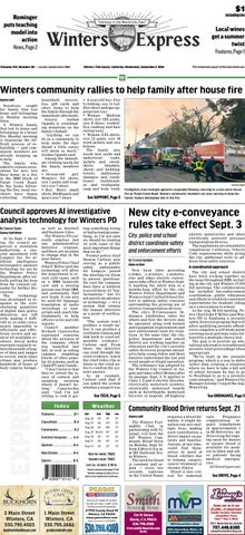 Winters Express: Wednesday, September 2, 2026