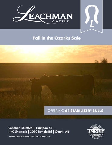 2026 Leachman Fall Ozark Sale Catalog