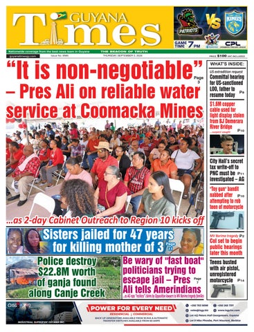 Guyana Times - Thursday, September 3, 2026