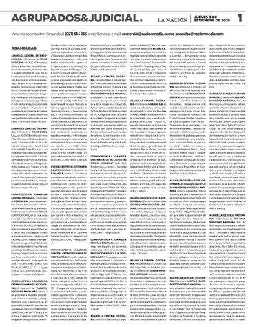 SUPLEMENTO - AGRUPADOS - EDICIÓN 11.361