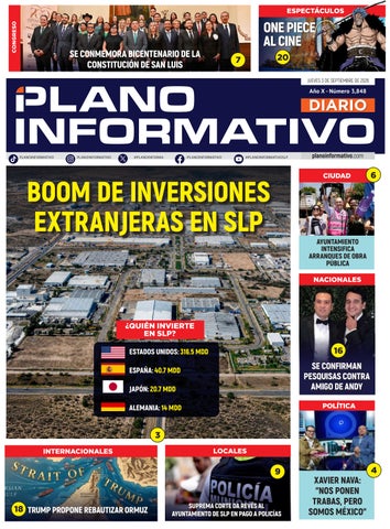 Plano Informativo Impreso, Año 11, No. 3848