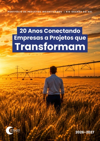 Portfólio de Projetos Incentivados do Rio Grande do Sul 2026-2027
