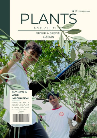 Plants and Agriculture 