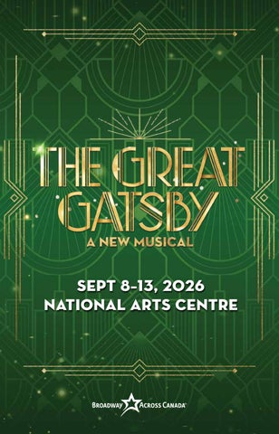 Broadway Great Gatsby Ottawa