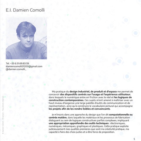 CV 2.1 Profile et Méthodologie