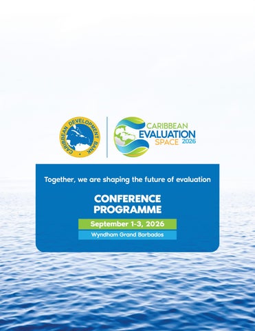 Conference Progamme: Caribbean Evaluation Space 2026
