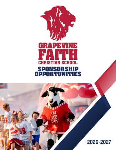 2026-2027 Grapevine Faith Sponsorships 