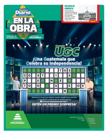 Nuestro Diario en la Obra - Cementos Progreso - Edición No. 26
