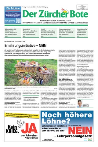 Zürcher Bote Nr. 36 - 2026