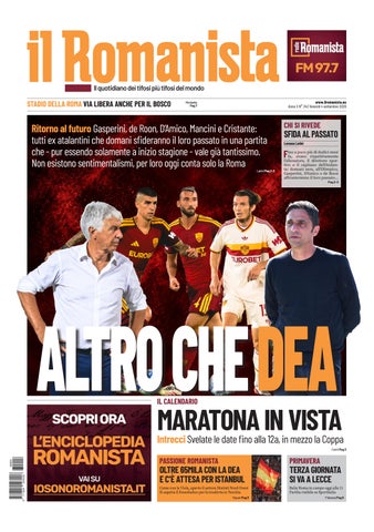 Il Romanista del 4 settembre 2026