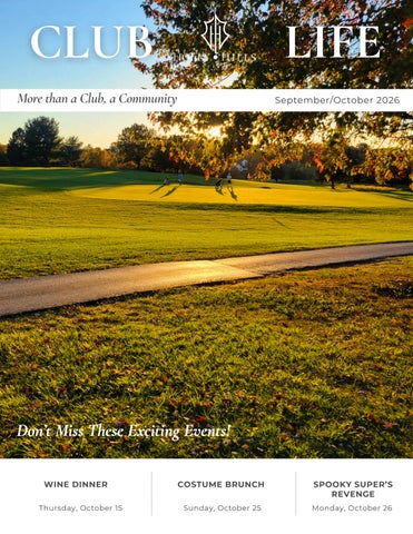 Holly Hills Club Life Newsletter September-October 2026