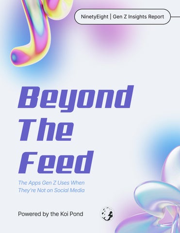 Beyond the Feed