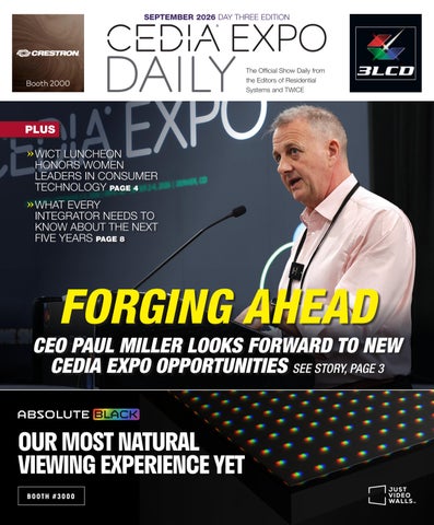 2026 CEDIA DAILY - DAY THREE