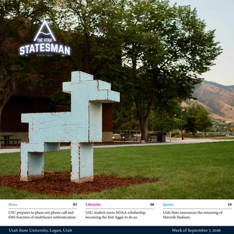 The Utah Statesman — Monday, Sept. 7, 2026